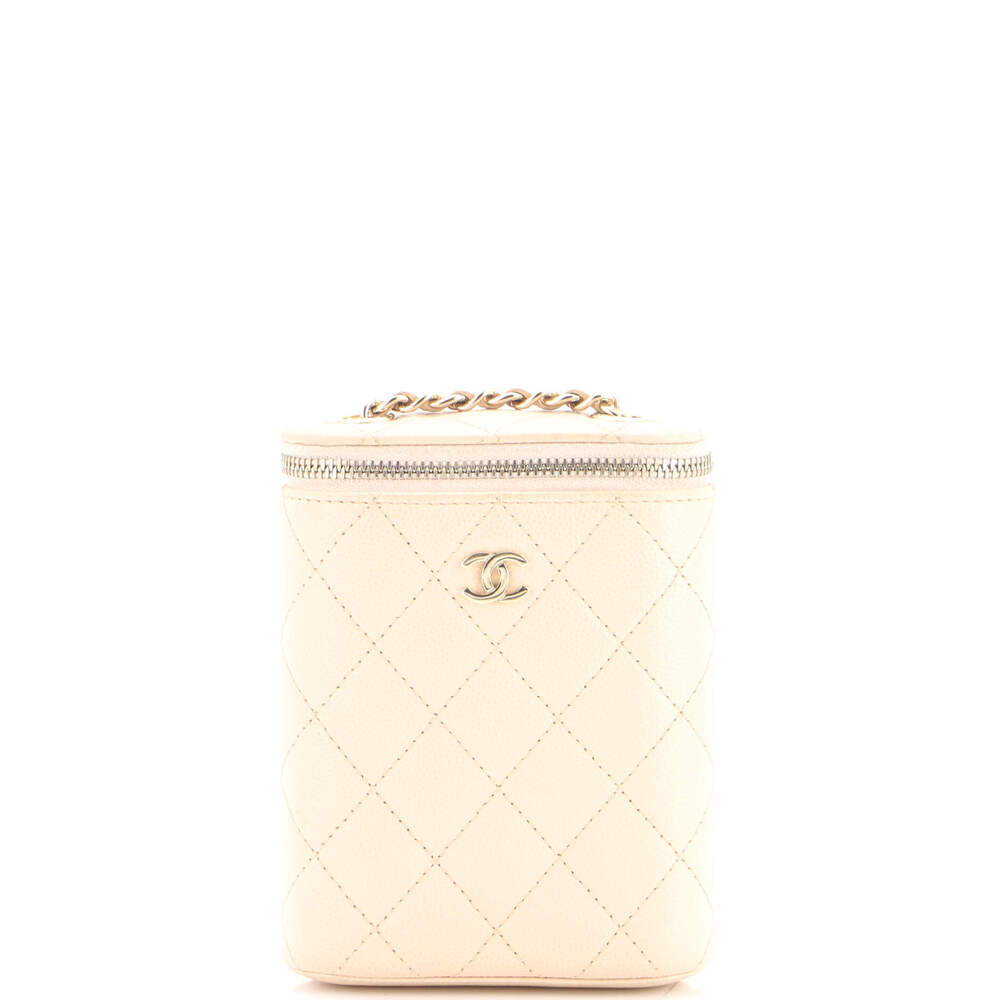 Chanel Small Vertical Classic Vanity Case with Chain